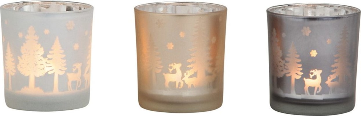 Wurm Kertaglas jóla 3mism 1stk