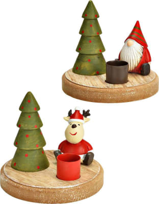 Wurm Kertastjaki viður 10cm 2mism 1stk