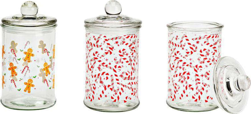 Wurm Krukka h:19cm gler 2mism piparkökur/nammistafur 1stk