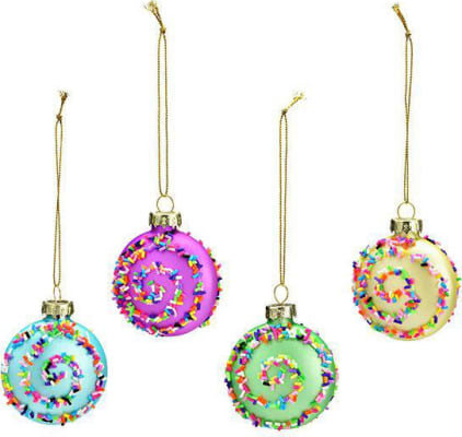 Wurm Upphengi á jólatré, snúður 4mism 1stk