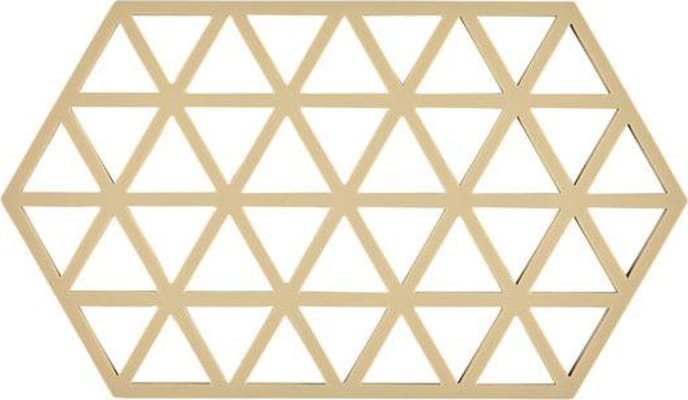 Zone Hitaplatti Triangles 24cm warm sand