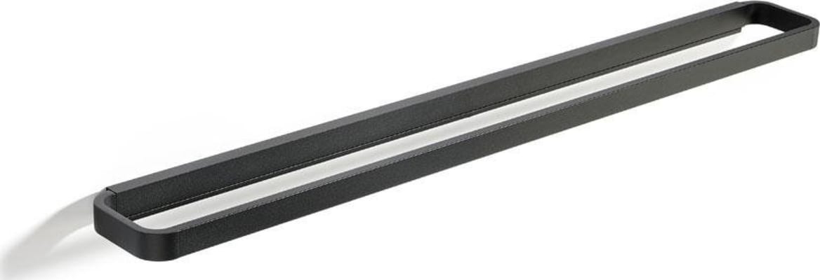 Zone Rim slá fyrir handklæði 70x7,5cm black