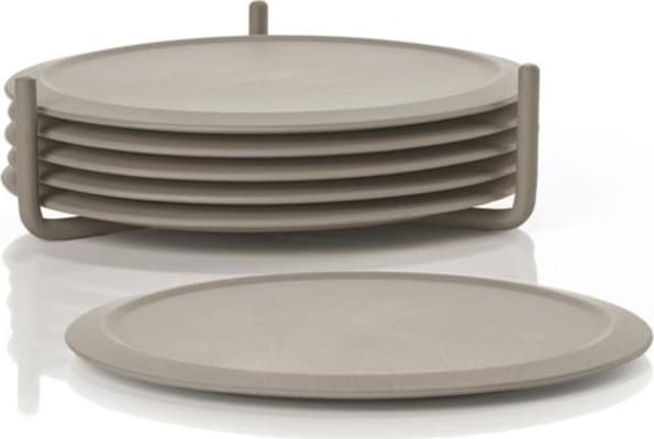 Zone Singles glasamottur 6stk í standi taupe