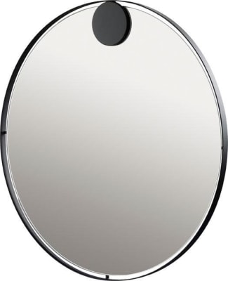 Zone Veggspegill kringlóttur black 50cm