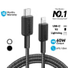 Anker 322 USB-C í Lightning Kapall 1,8M ofinn