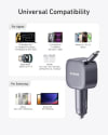 Anker Nano USB-C hleðslutæki í bíl 75W m/USB-C snúru