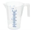 Mælikanna plast 0,5 lítra