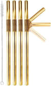 Nuts Gullrör beygju 22cm 4stk