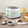 Smeg Brauðrist fyrir 4 sneiðar - Pastel græn