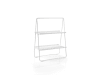 Zone A-collection standur/hilla 2hæðir 75cm white