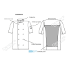 AFD stutterma kokkajakki með CoolMax - 3XL