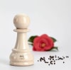 Bisetti Chess salt eða piparkvörn Peð hvít – 16 cm