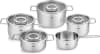 Fissler Pure pottasett 5stk með glerlokum