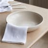 Georg Jensen Damask Servíettur Plain 2stk White