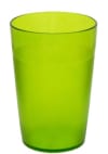 Grænt plastglas 25 cl.