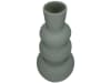 Kersten Vasi leir 13x13x29cm grey