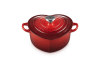 Le Creuset Hjartalaga pottur 20cm Cerise