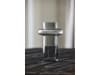 Lyngby Glas Vasi gler 25cm Tube smoke