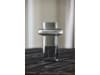 Lyngby Glas Vasi gler 25cm Tube smoke