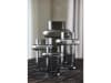 Lyngby Glas Vasi gler 25cm Tube smoke