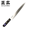 Masahiro Virgin Carbon Slicer hnífur 24 cm. - Viðarhandfang - Economy
