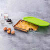 Pyrex Gler fat ferkantað með höldum og loki 40x27cm