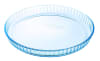 Pyrex Gler fat kringlótt rifflað 31cm