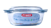Pyrex Gler pottur með loki kringlóttur 1,3L 21x18cm