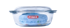 Pyrex Gler pottur með loki kringlóttur 3L 27x23cm