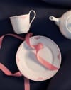 Royal Copenhagen Coral Lace bolli með háu handfangi 33cl