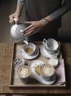 Royal Copenhagen White Fluted fat 23cm
