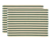 Södahl Diskamotta 2stk 33x48 Statement Stripe green