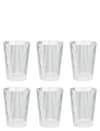 Stelton Pilastro glas 0.24L 6 Stk Glær