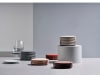 Zone Singles glasamottur 6stk í standi warm grey