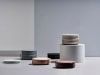 Zone Singles glasamottur 6stk í standi warm grey