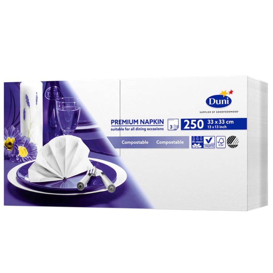 DUNI 3PLY 33CM NAPKIN