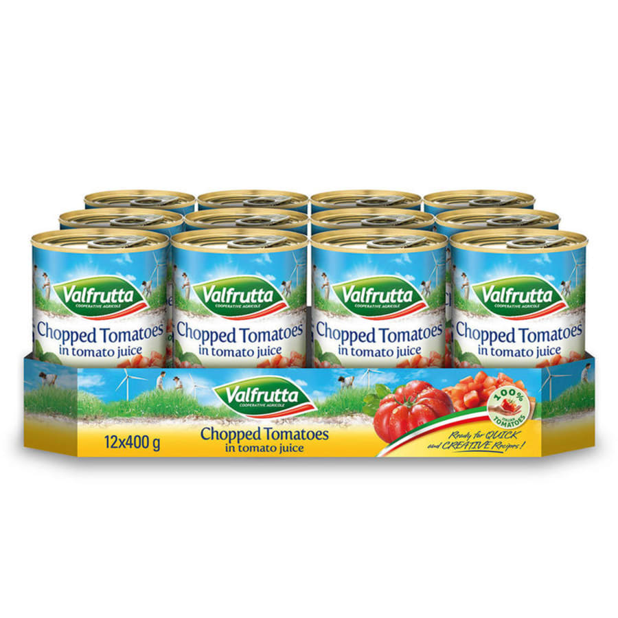 VALFRUTTA CHOPPED 12X400G