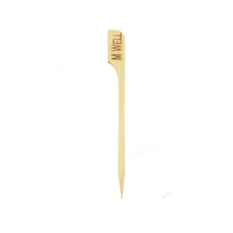 Bambuspinnar 9 cm medium well 100 stk/pk (10 pk/ks)