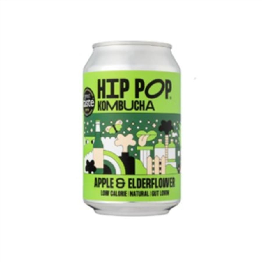 Hip Pop gos með epla- og ylliblómabragði 330 ml