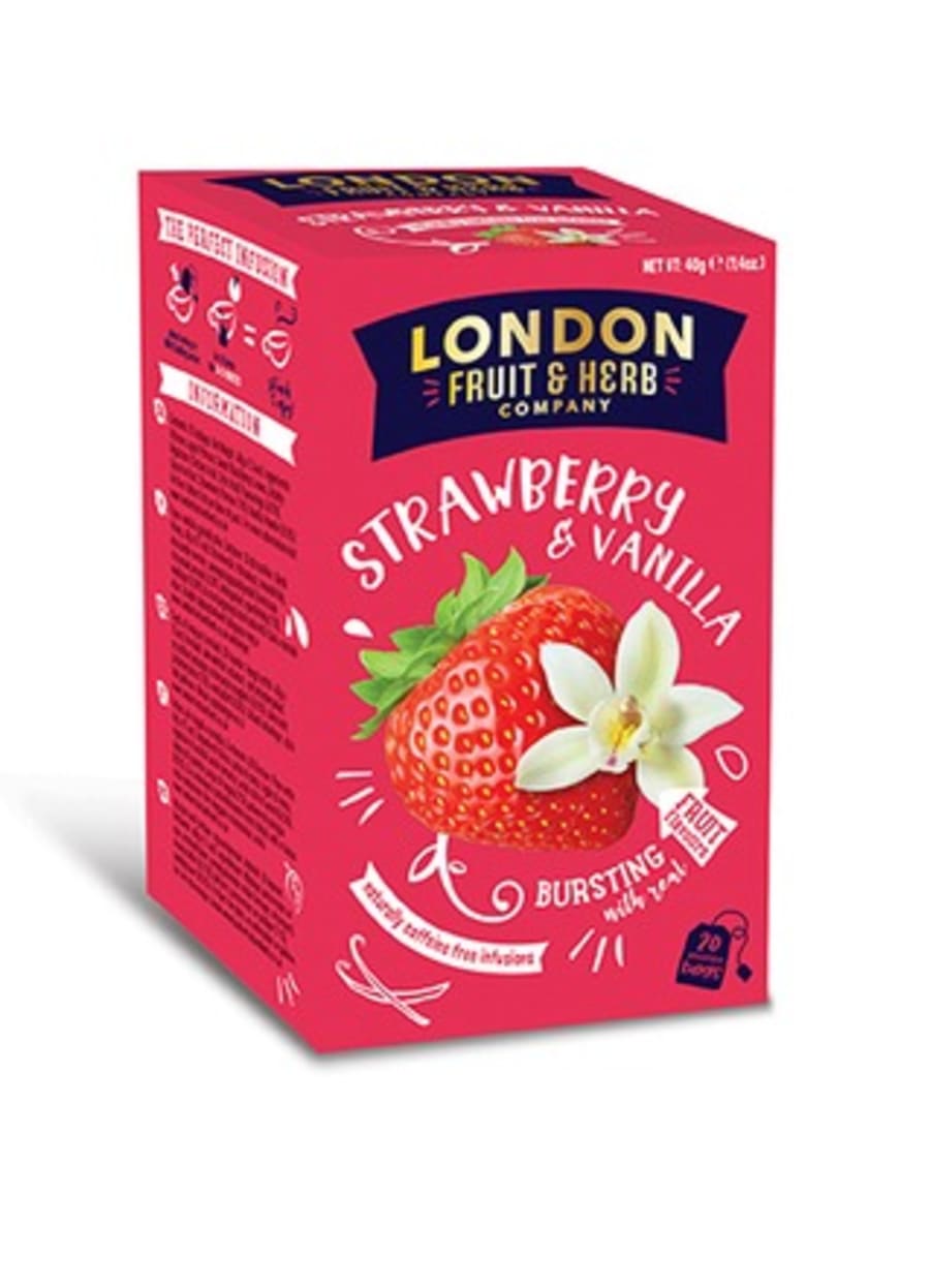 London te jarðarber og vanilla 20 stk.