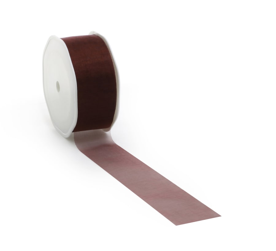 25mtr.VOILE Borði 38mm. Bordeaux