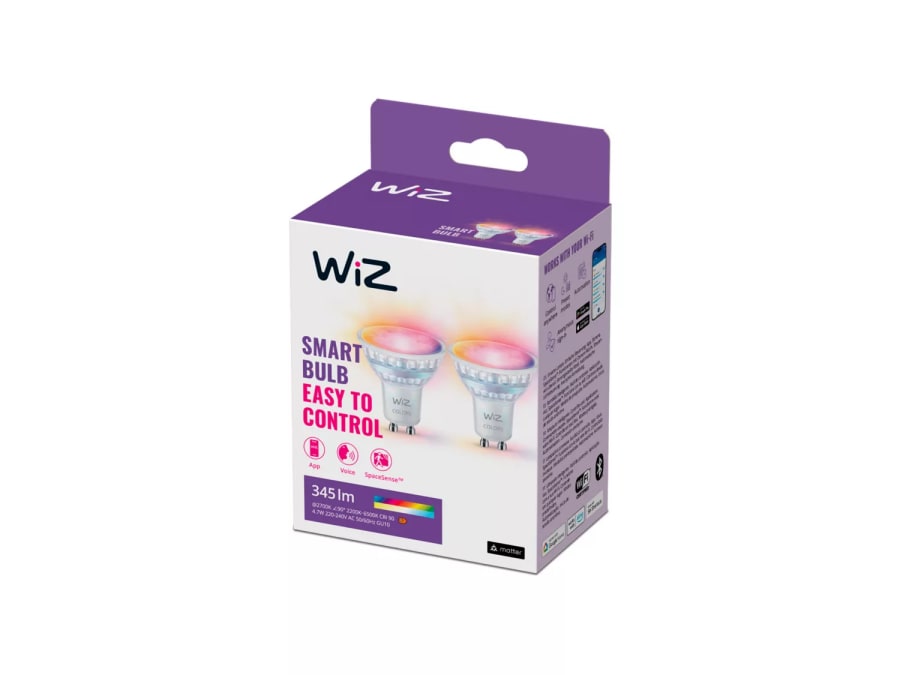 WIZ Kastarapera Gu10 RGB 2 Pack