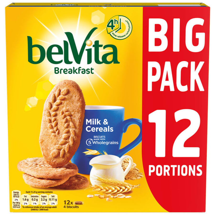 BELVITA BRKFST MLK & CRLS
