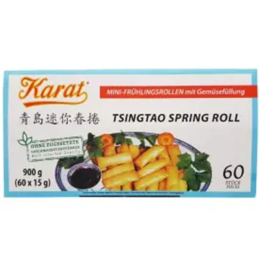 Vorrúllur m/grænmeti Tsingtao 60stk 900g (10stk/ks)