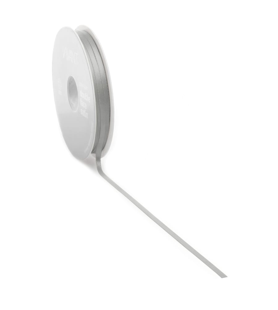 50mtr. Satin borði 3mm. Silver