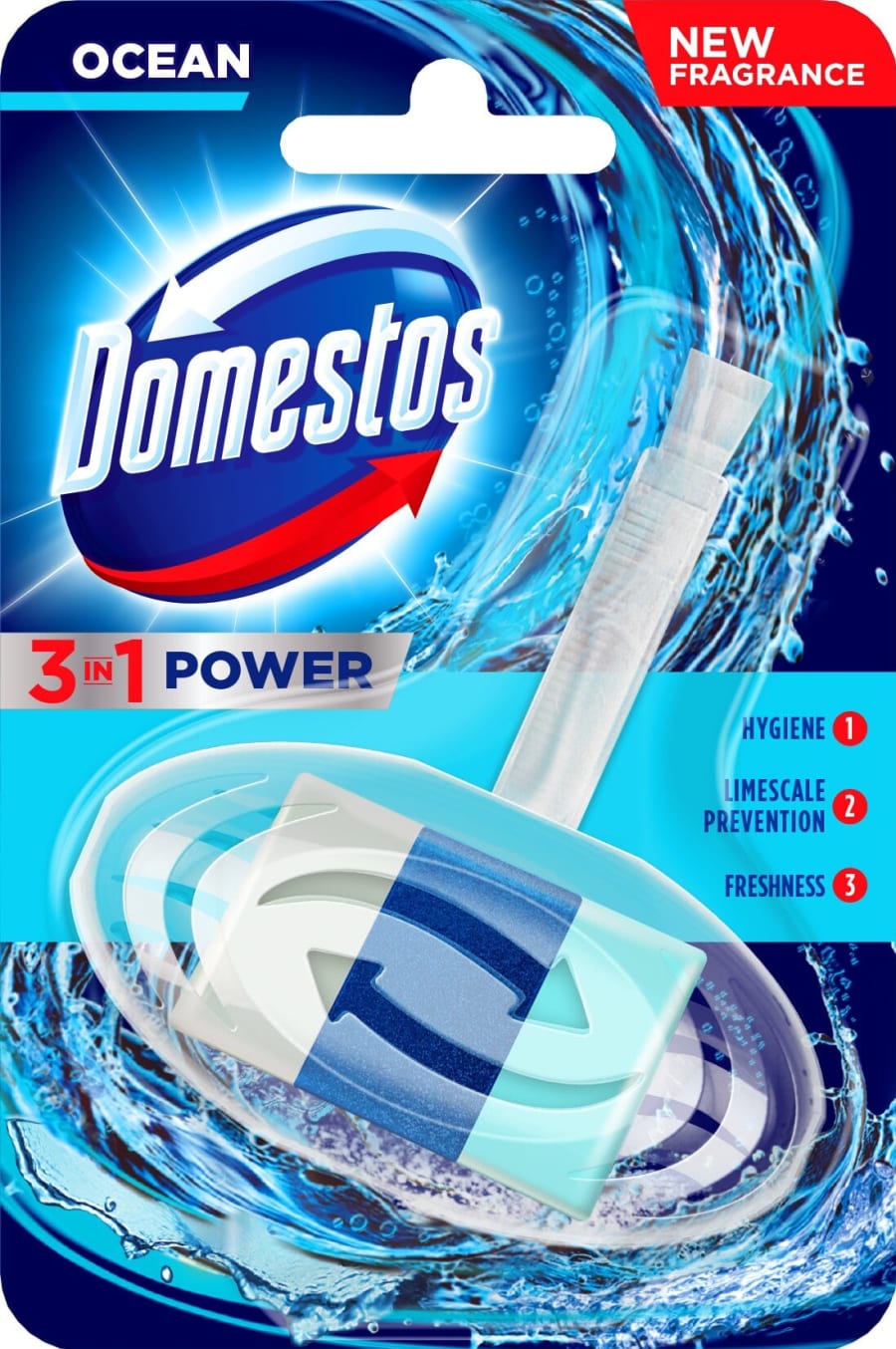 Domestos WC blokke Ocean Fresh 12x40g