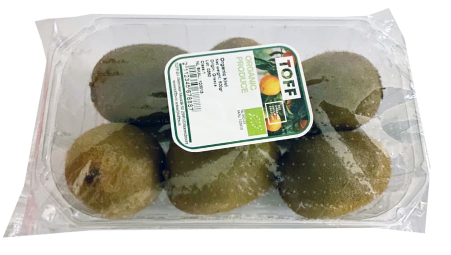 Lífrænt Kiwi Pakkað