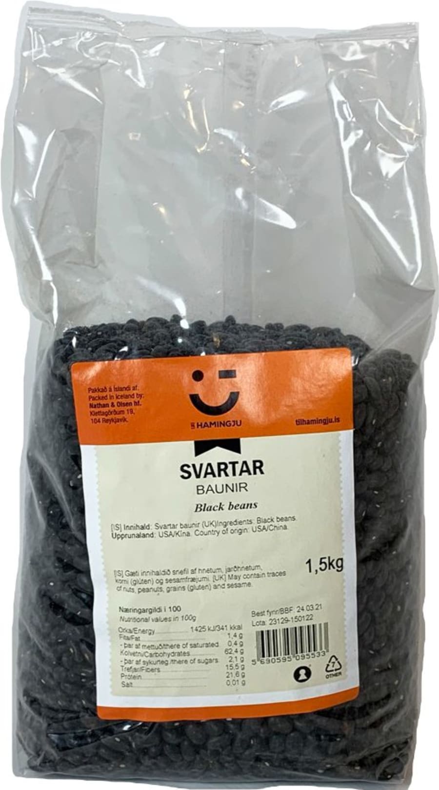 Ekran Svartar baunir 1,5 kg (6)