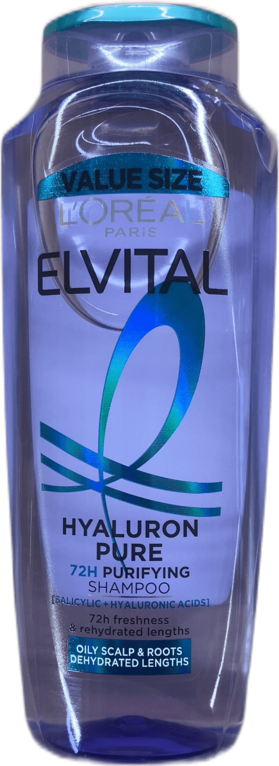 L'Oréal Paris Elvital Hyaluron Pure 72H hreinsandi sjampó 400 ml