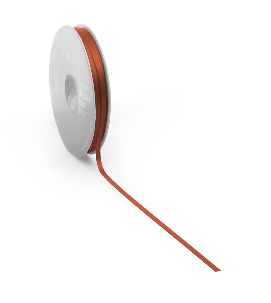 50mtr. Satin borði 3mm. Red